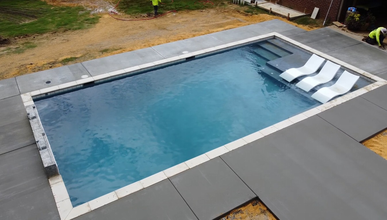Concrete Pool Decks - Professional concrete services in Lathrop, CA